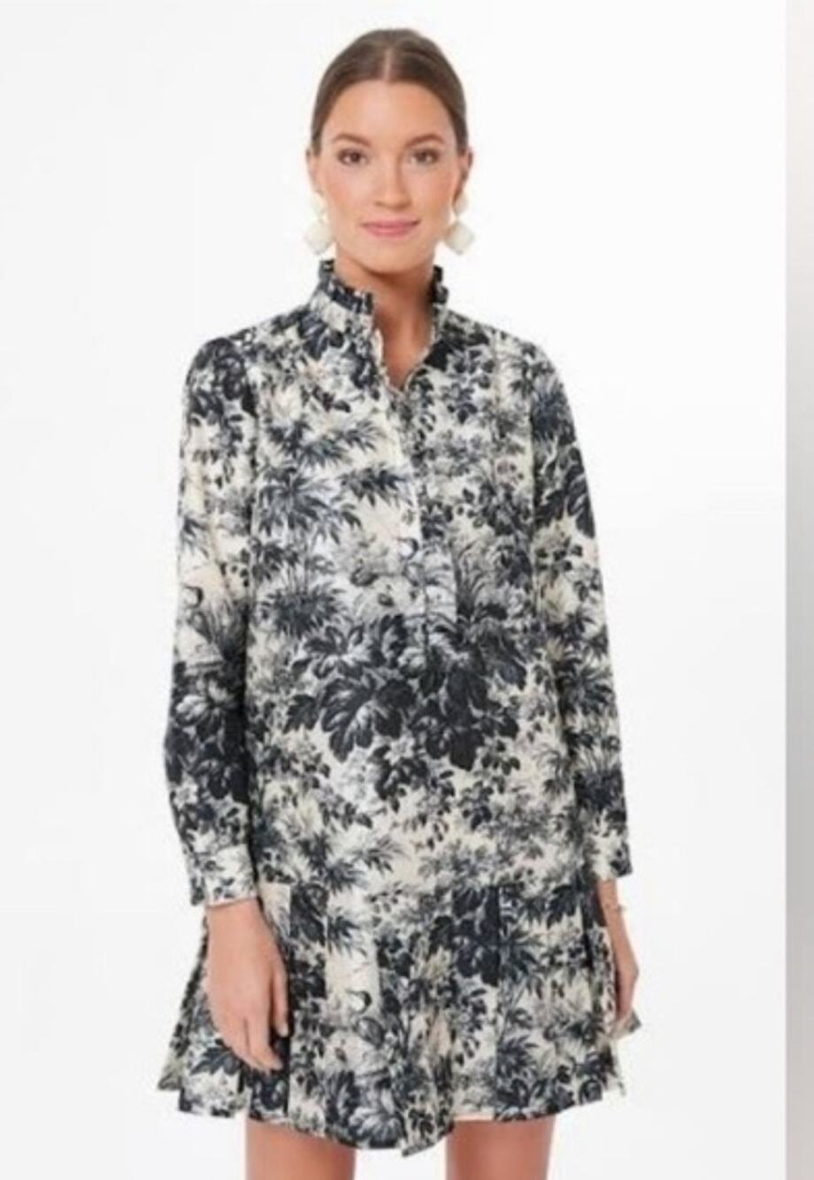 Tuckernuck Noir Cypress Toile Tate Dress NWT